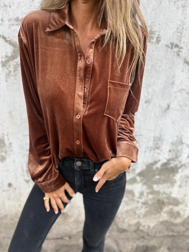 Clara/ Bluzka Aksamitna